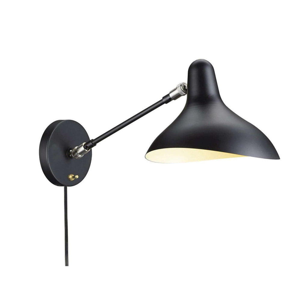 Mid Century Mantis Wall Sconce - Black-France & Son-LBW051BLKNEW-Wall Lighting-1-France and Son