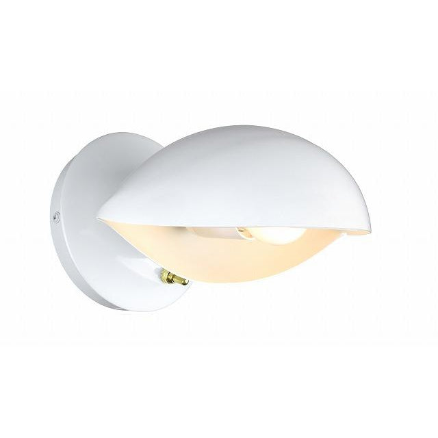 Modern Conch Wall Sconce-France & Son-LBW099DWHT-Wall Lighting-1-France and Son
