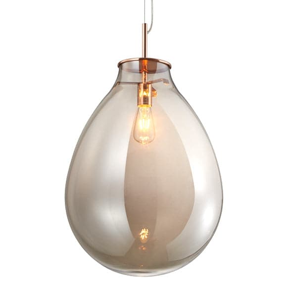Bubble Drop Glass Pendant Lamp-France & Son-LM1611PAMGLD-Pendants-1-France and Son