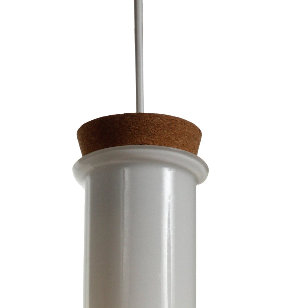 Mid-Century Modern Reproduction Labware Pendant Lamp - Cylinder Inspired by Benjamin Hubert