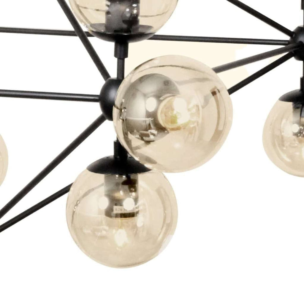 Modern Moda Max Chandelier 15 Globe-France & Son-LM230P15-Chandeliers-1-France and Son