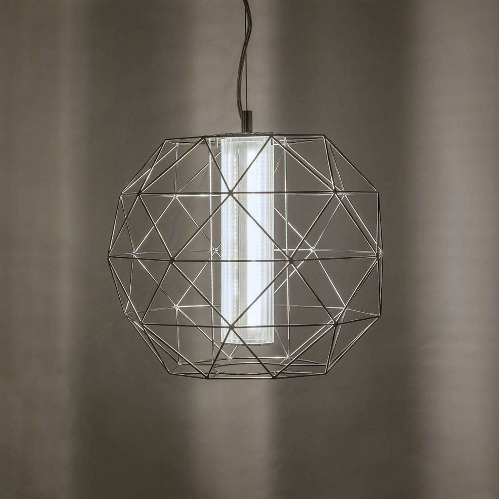 Wire Geode Pendant Lamp
