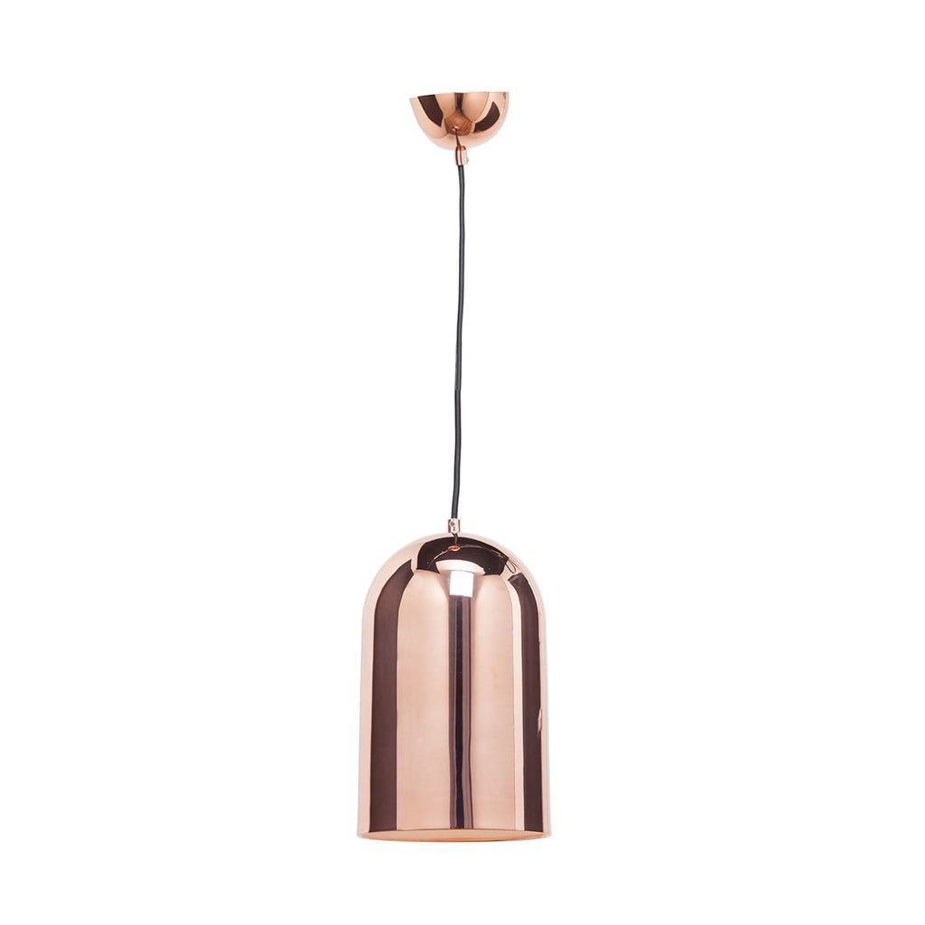 Dane Dome Mini Pendant Light - Rose Gold-France & Son-LM4507PGOLD-Pendants-1-France and Son