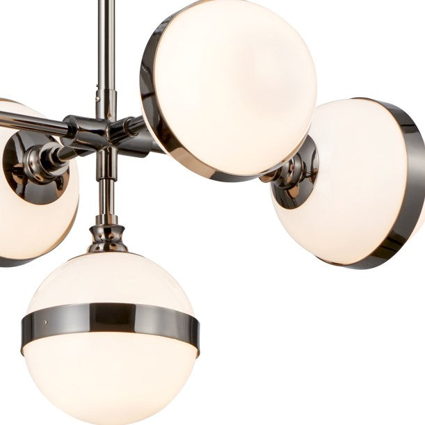 Peggy Guggen Chandelier - Petit-France & Son-LM5614PBLK-Chandeliers-1-France and Son