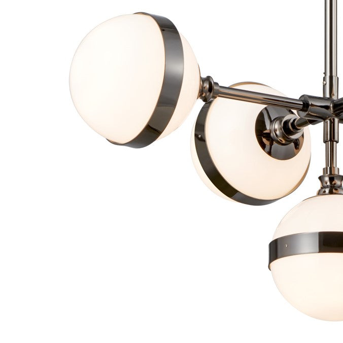 Peggy Guggen Chandelier - Petit-France & Son-LM5614PBLK-Chandeliers-1-France and Son