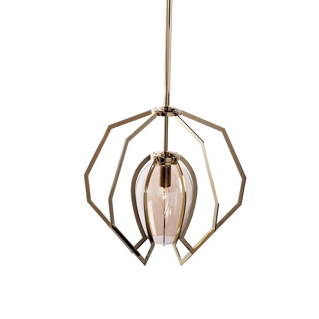 Modern Vieo Ceiling Lamp-France & Son-LM9201PGOLD-Pendants-1-France and Son
