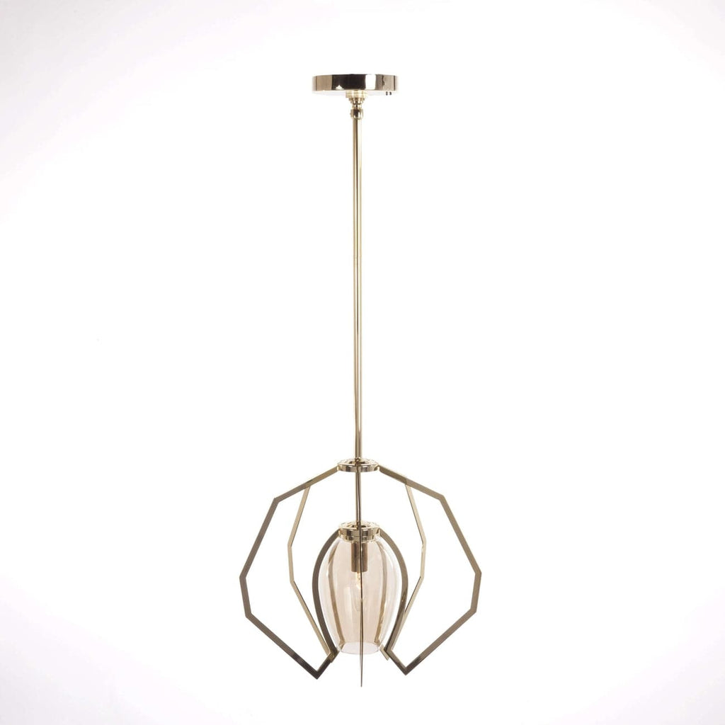 Vise Pendant Lamp L-France & Son-LM9203PGOLD-Pendants-1-France and Son