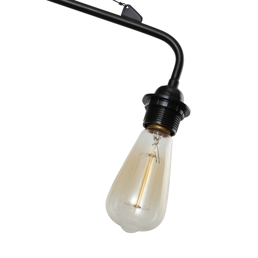 Jean Swing Arm Wall Lamp - Petite-France & Son-LN0051BLK-Wall Lighting-1-France and Son