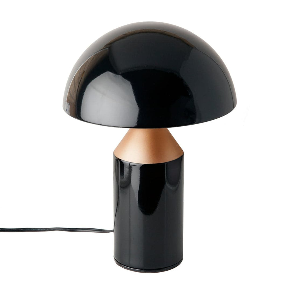 Mid Century Mushroom Table Lamp - Black and Copper-France & Son-LN3037BLKS-Table LampsClassico-1-France and Son