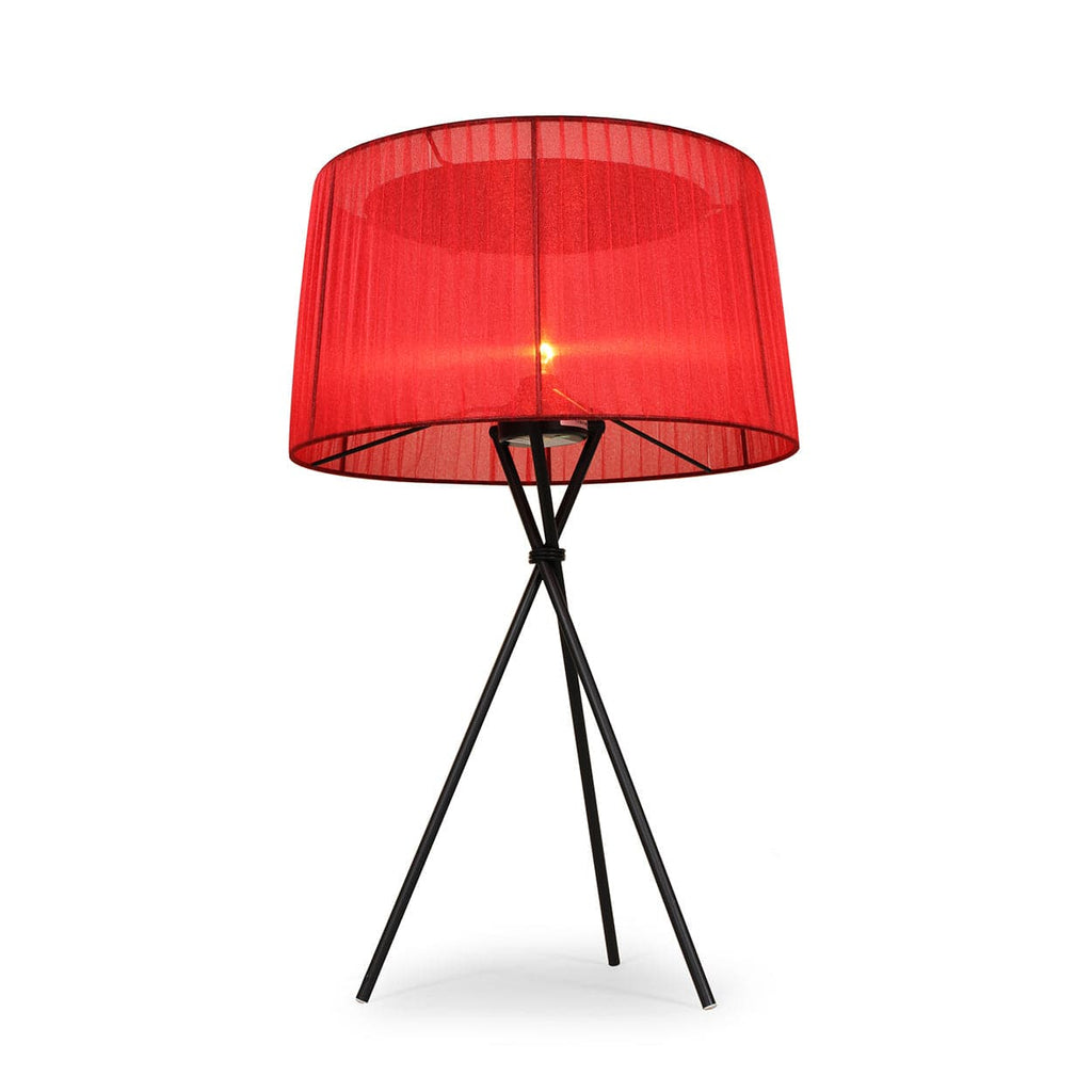 Mid-Century Modern Reproduction Tripode G6 Table Lamp - Red Inspired by Santa and Cole