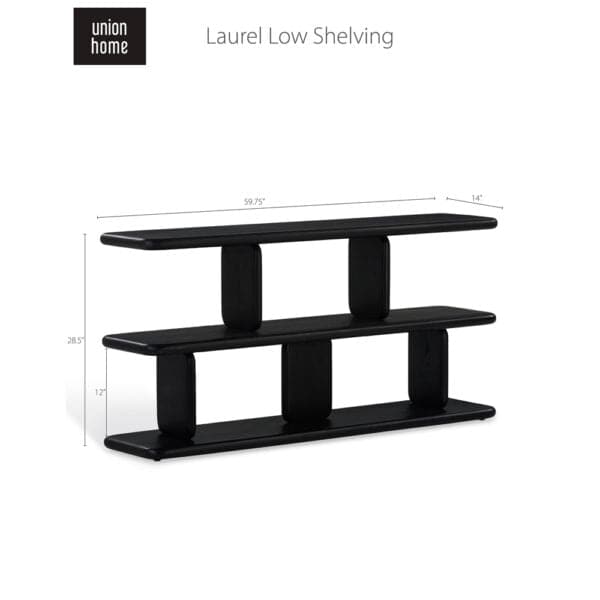 Laurel Low Shelving-Union Home Furniture-UNION-LVR00393-Bookcases & Cabinets-1-France and Son