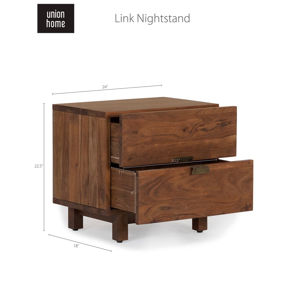 Link Night Stand-Union Home Furniture-UNION-BDM00084-Nightstands-1-France and Son