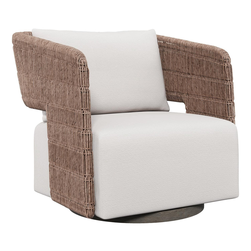 Maldives Outdoor Swivel Chair-Bernhardt-BHDT-O2352SA-Lounge Chairs-1-France and Son