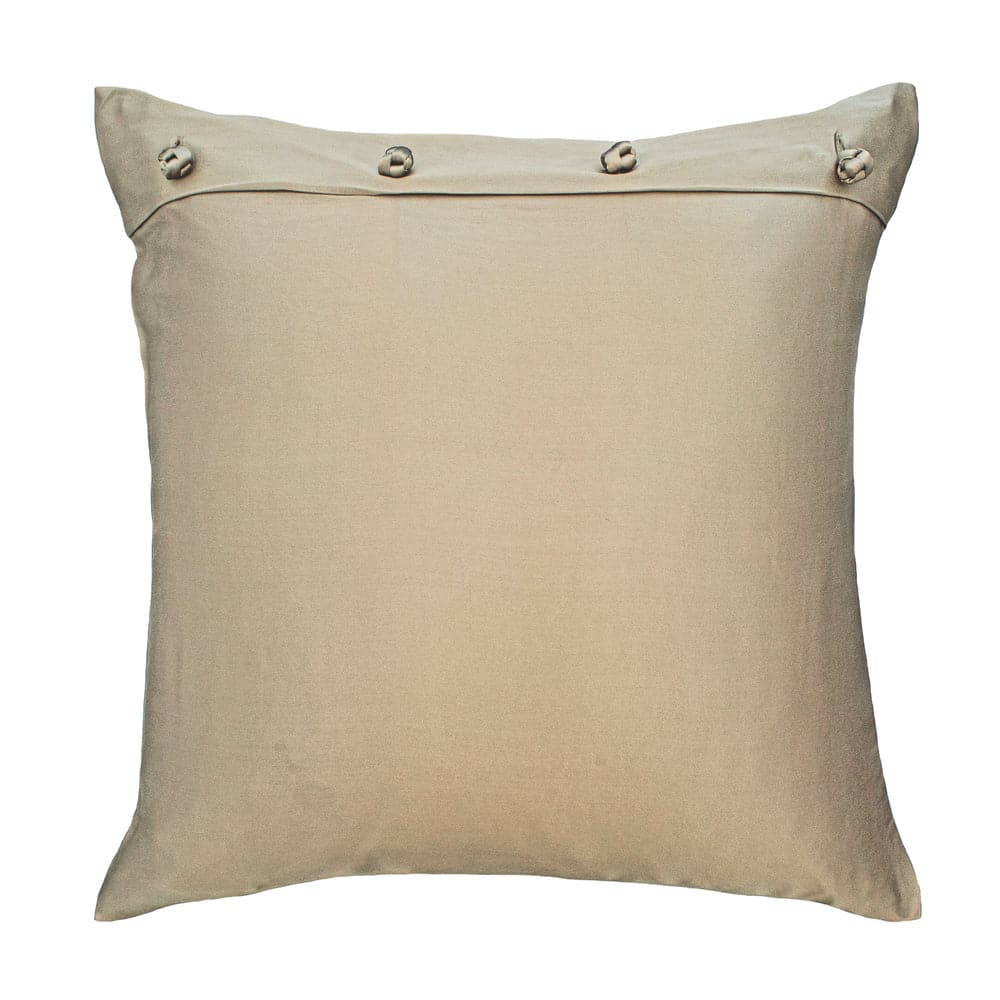 Charmeuse Pillow With French Knots-Ann Gish-ANNGISH-PWCH2020-CHA-PillowsCharcoal-1-France and Son