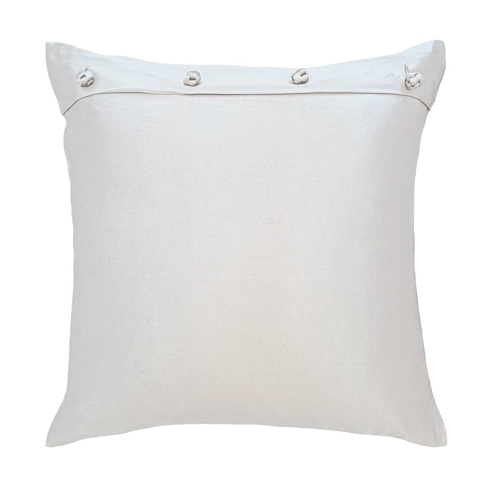 Charmeuse Pillow With French Knots-Ann Gish-ANNGISH-PWCH2020-CHA-PillowsCharcoal-1-France and Son