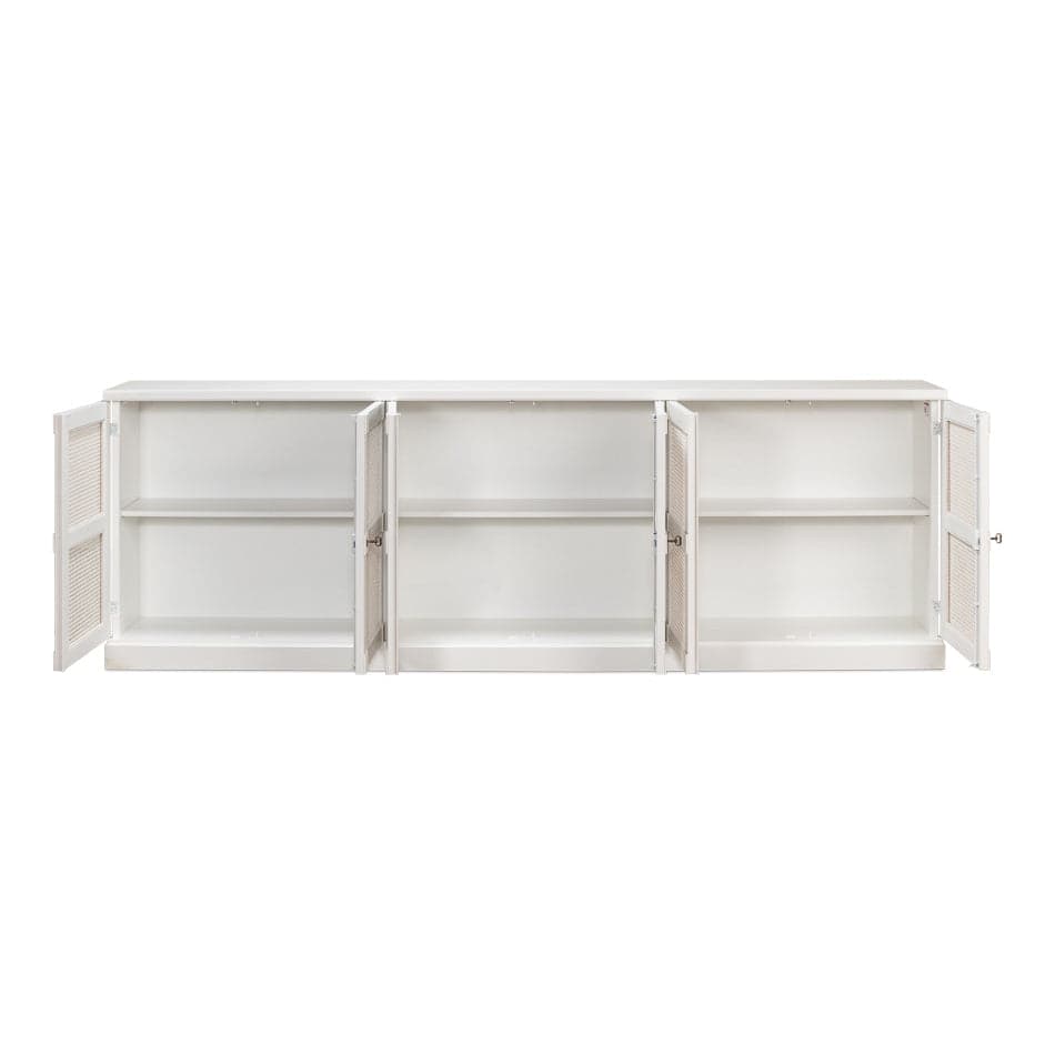 Luciana 6 Cane 112"-SARREID-SARREID-R045-79C-Bookcases & Cabinets-1-France and Son