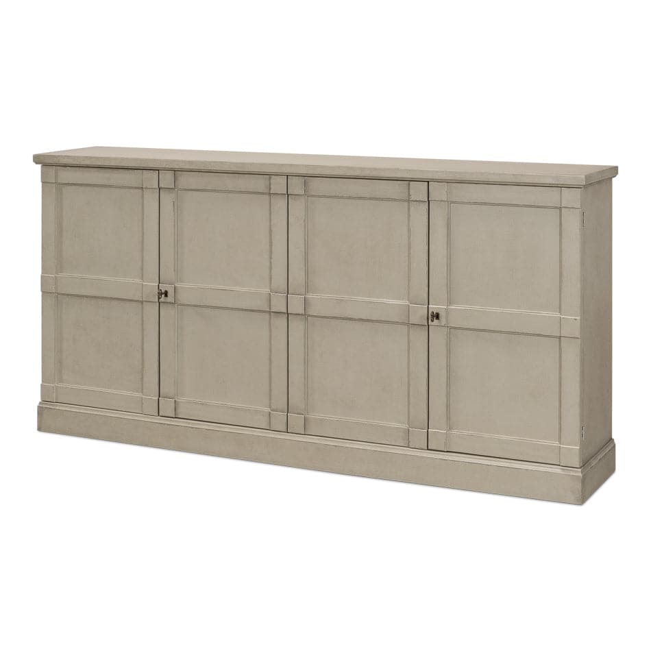 Lionisio Buffet 75"-SARREID-SARREID-R077-04W-1-Bookcases & CabinetsWashed Gray Finish-1-France and Son