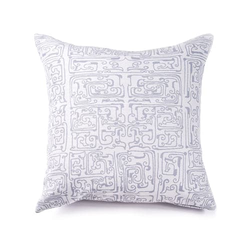 Ritual Pillow-Ann Gish-ANNGISH-PWRL2424-SIL-WHI-Bedding24"x24"-1-France and Son