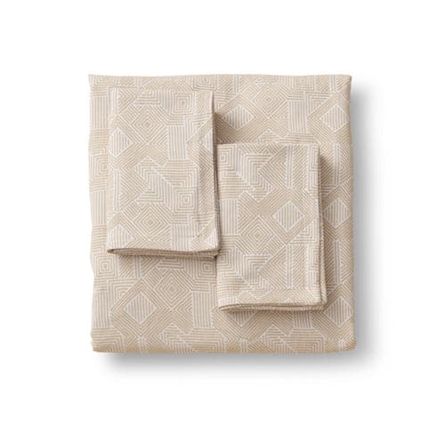 Sashiko Duvet Set-Ann Gish-ANNGISH-YSETDVSMQ-ASH-BeddingBone/Ash-1-France and Son