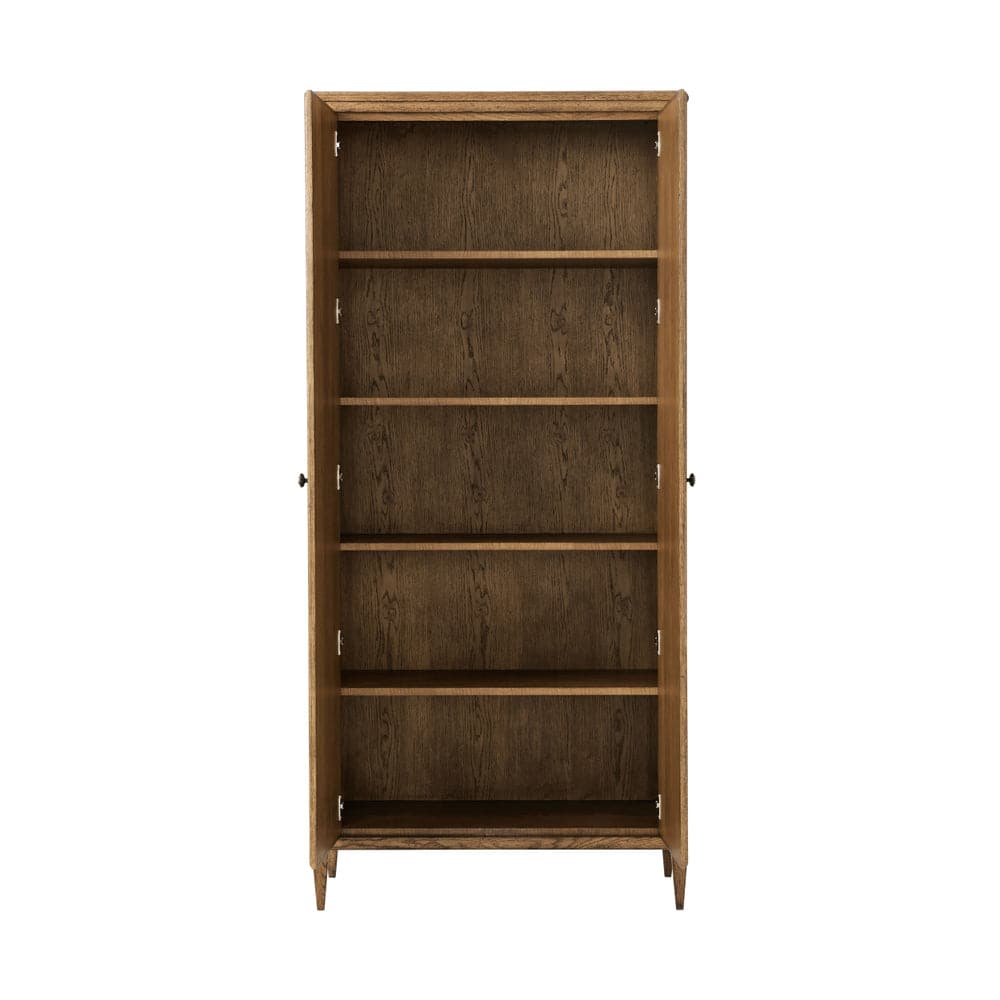 Nova Wardrobe-Theodore Alexander-STOCKR-THEO-TAS61044.C253-Bookcases & CabinetsLight Brown-1-France and Son