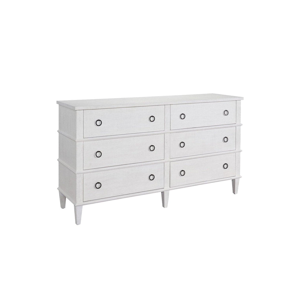 Modern Farmhouse Six Drawer Dresser-Universal Furniture-UNIV-U011A040-DressersWhite-1-France and Son