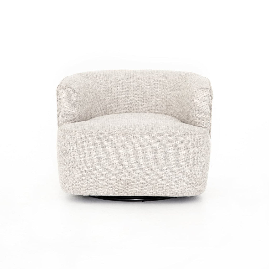 Mila Swivel Chair - Open Box-Four Hands-STOCKR-UATR-060-891P-Lounge ChairsBrazos Dove-1-France and Son