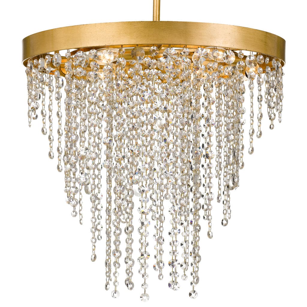 Winham 5 Light Crystal Chandelier-Crystorama Lighting Company-CRYSTO-WIN-615-GA-CL-MWP-Chandeliers-1-France and Son