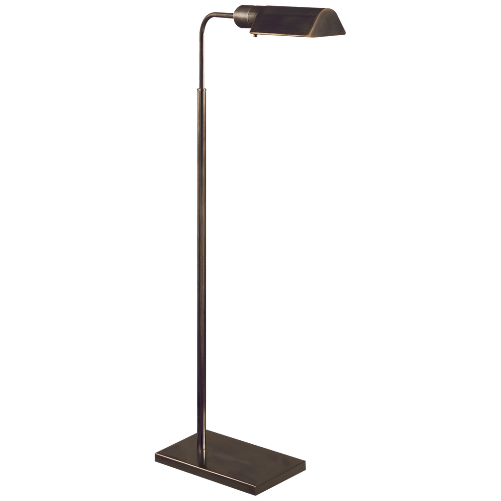Selina Adjustable Floor Lamp-Visual Comfort-VISUAL-91025 PN-Floor LampsPolished Nickel-1-France and Son