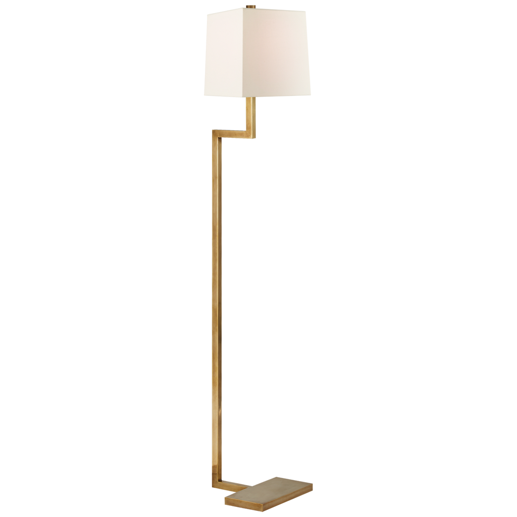 Aleandra Floor Lamp-Visual Comfort-VISUAL-ARN 1420PN-L-Floor LampsPolished Nickel-1-France and Son