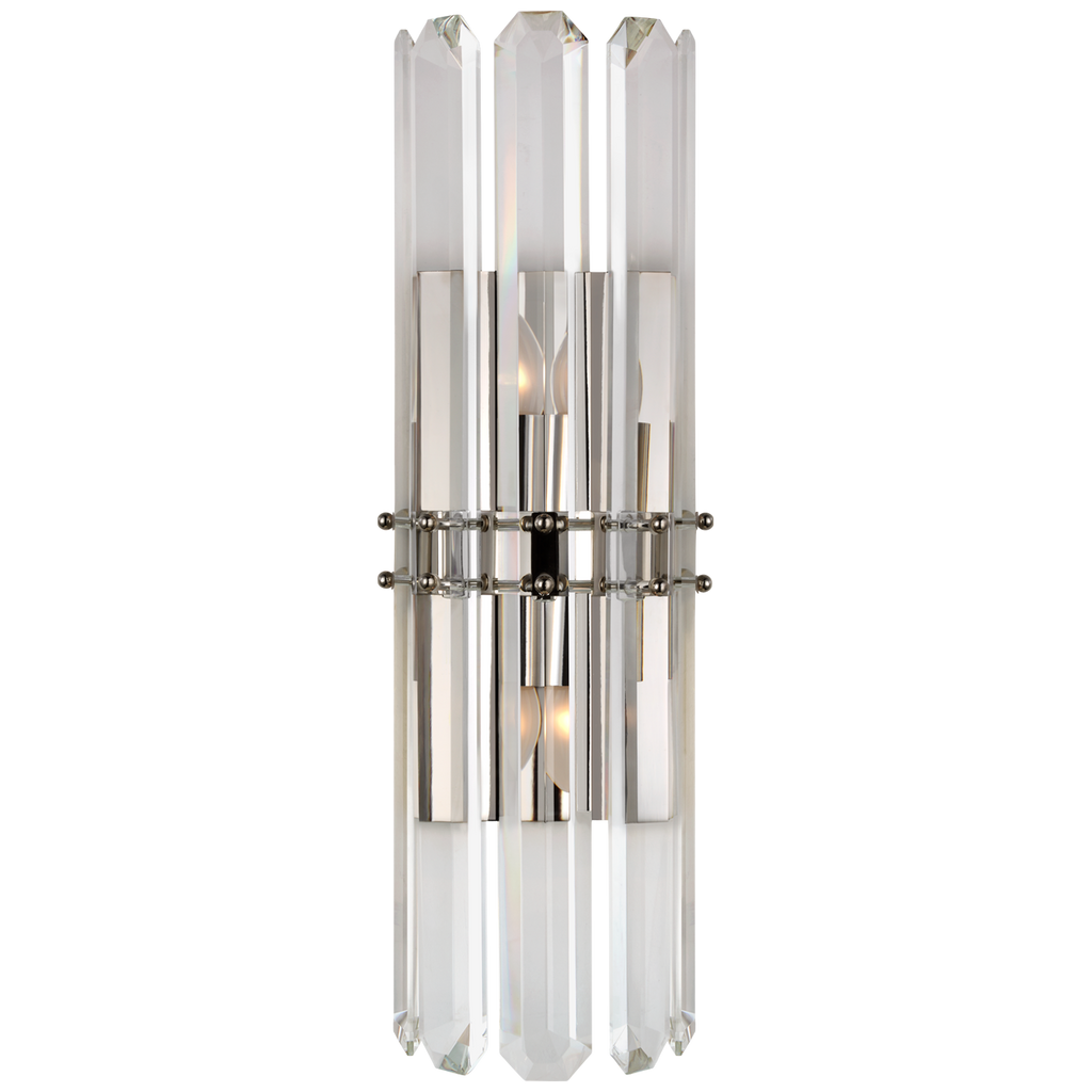 Byron Wall Sconce-Visual Comfort-VISUAL-ARN 2124HAB-CG-Wall LightingSmall-Hand-Rubbed Antique Brass-1-France and Son