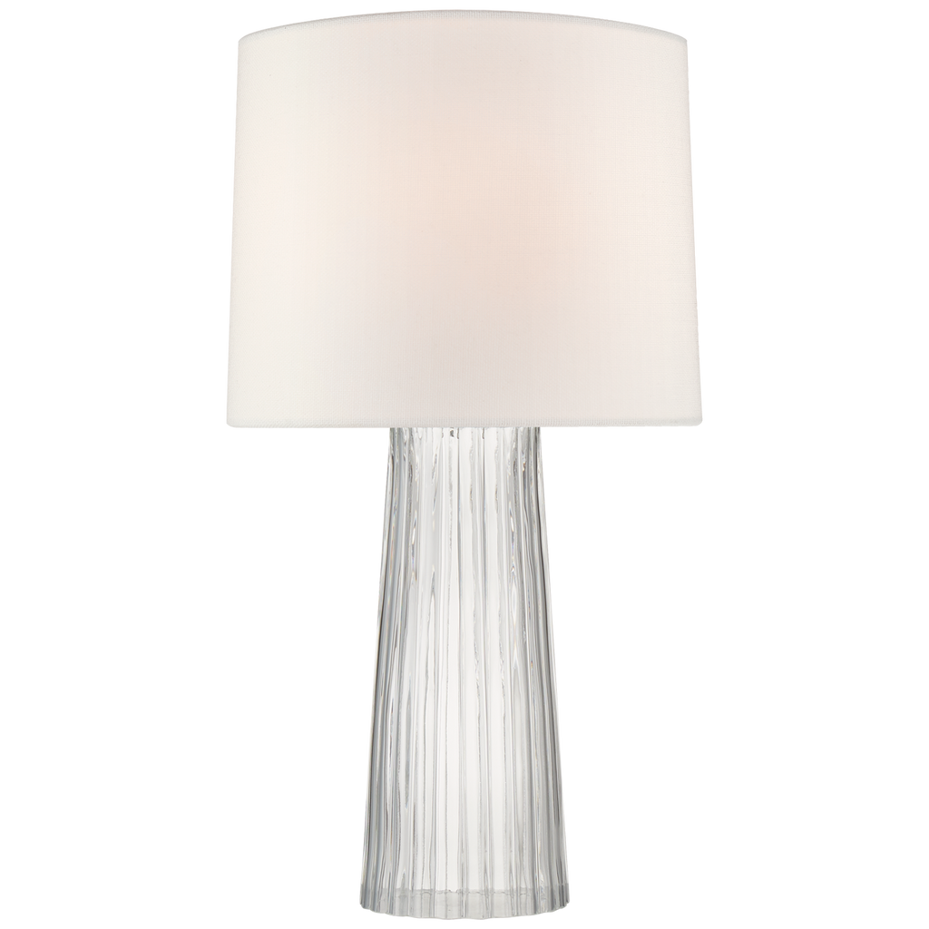 Dayanna Medium Table Lamp-Visual Comfort-VISUAL-BBL 3120AMB-L-Table LampsAmber-1-France and Son