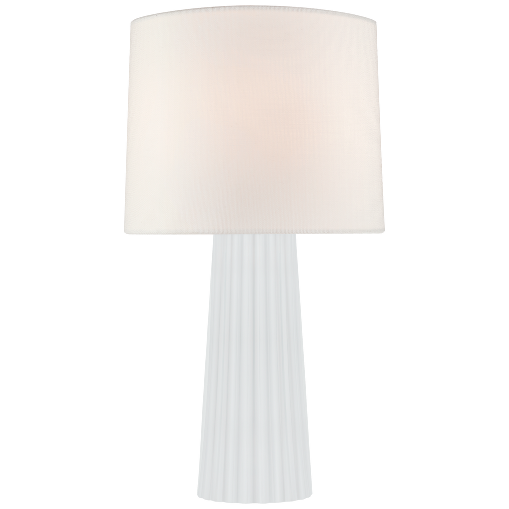 Dayanna Medium Table Lamp-Visual Comfort-VISUAL-BBL 3120AMB-L-Table LampsAmber-1-France and Son