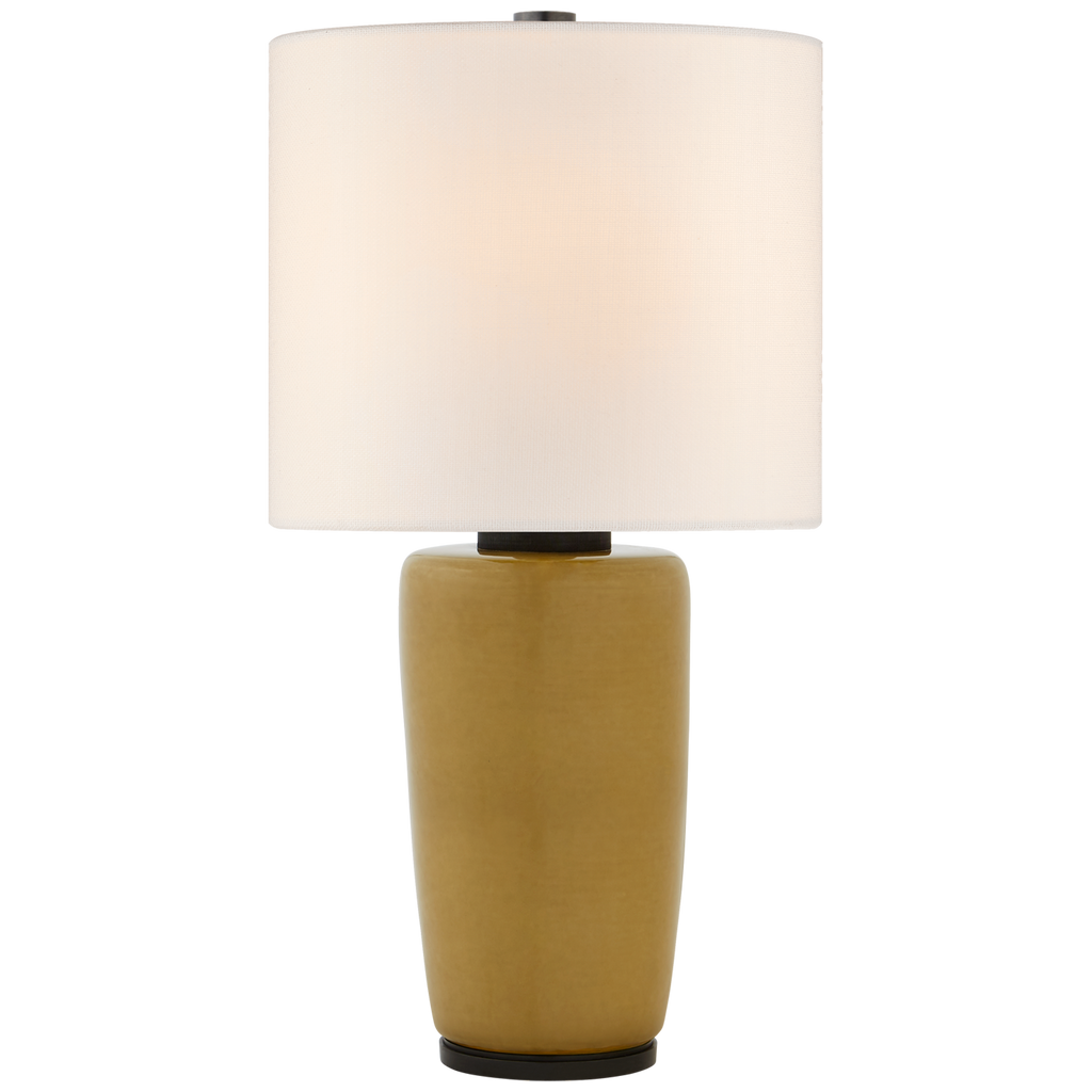 Cally Large Table Lamp-Visual Comfort-VISUAL-BBL 3601DKM-L-Table LampsDark Moss-Black-1-France and Son