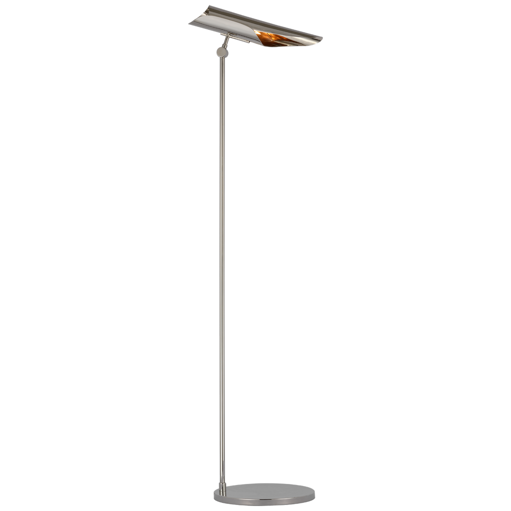 Flamy Floor Lamp-Visual Comfort-VISUAL-CD 1020PN-Floor LampsPolished Nickel-1-France and Son
