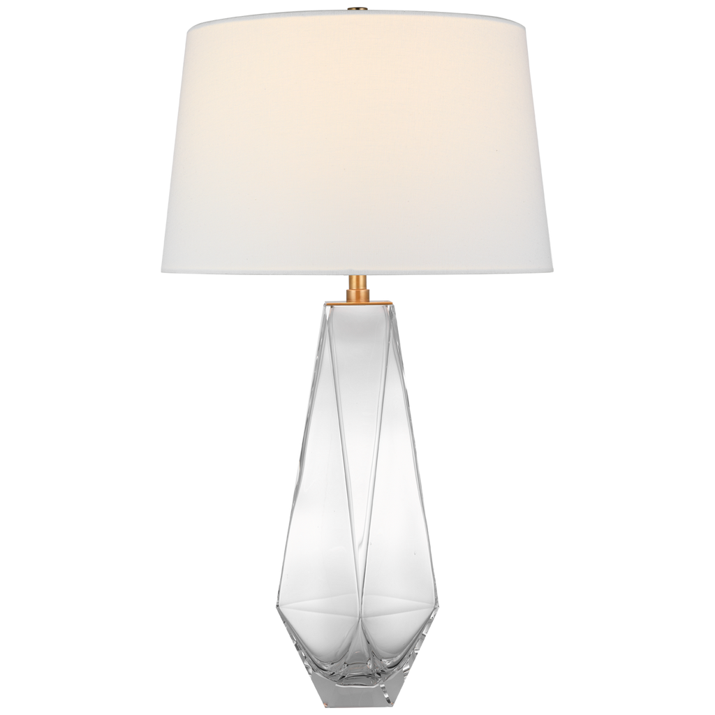 Gissele Medium Table Lamp-Visual Comfort-VISUAL-CHA 8438CG-L-Table LampsClear Glass-1-France and Son
