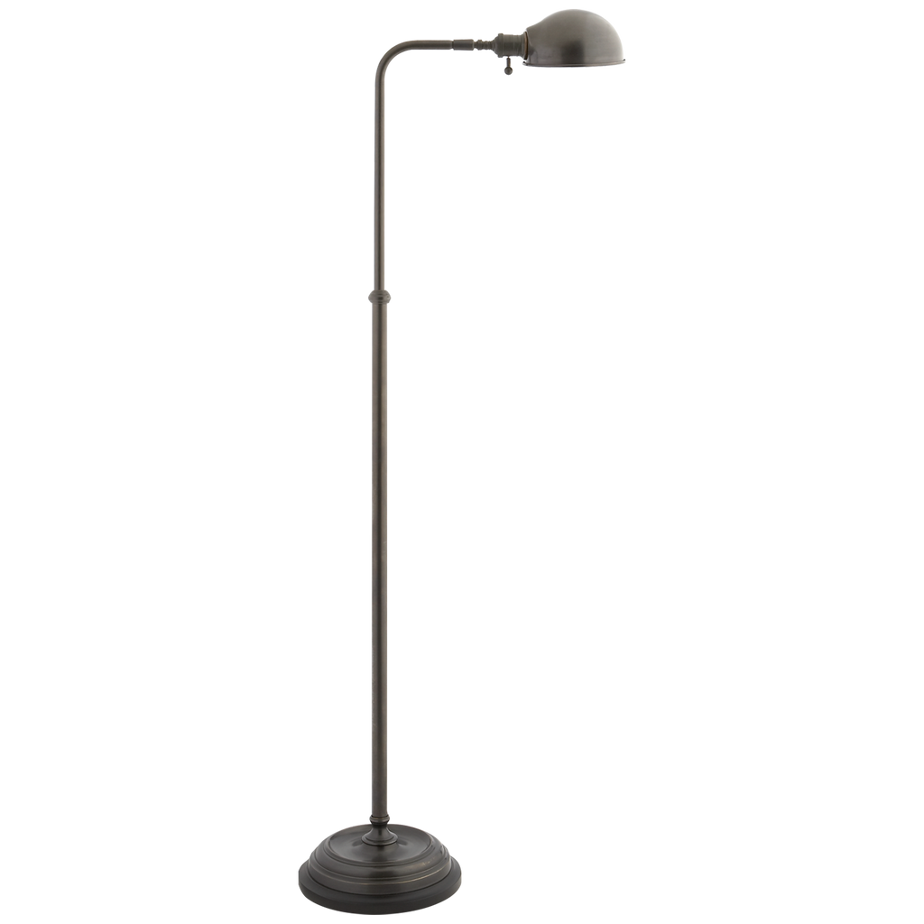 Alobi Floor Lamp-Visual Comfort-VISUAL-CHA 9161PN-Floor LampsPolished Nickel-1-France and Son