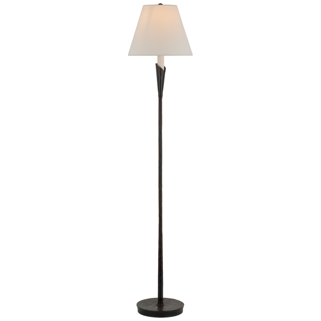 Aizen Accent Floor Lamp-Visual Comfort-VISUAL-CHA 9501PN-L-Floor LampsPolished Nickel-1-France and Son