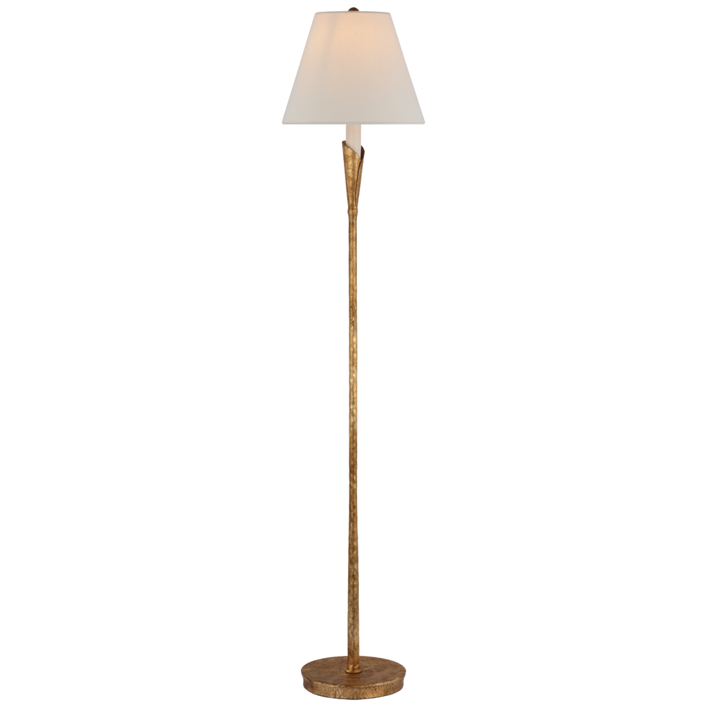 Aizen Accent Floor Lamp-Visual Comfort-VISUAL-CHA 9501PN-L-Floor LampsPolished Nickel-1-France and Son