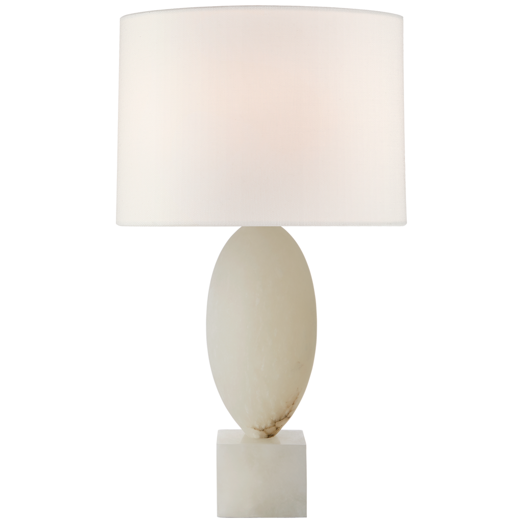 Vernon Large Table Lamp-Visual Comfort-VISUAL-JN 3903ALB-L-Table Lamps-1-France and Son