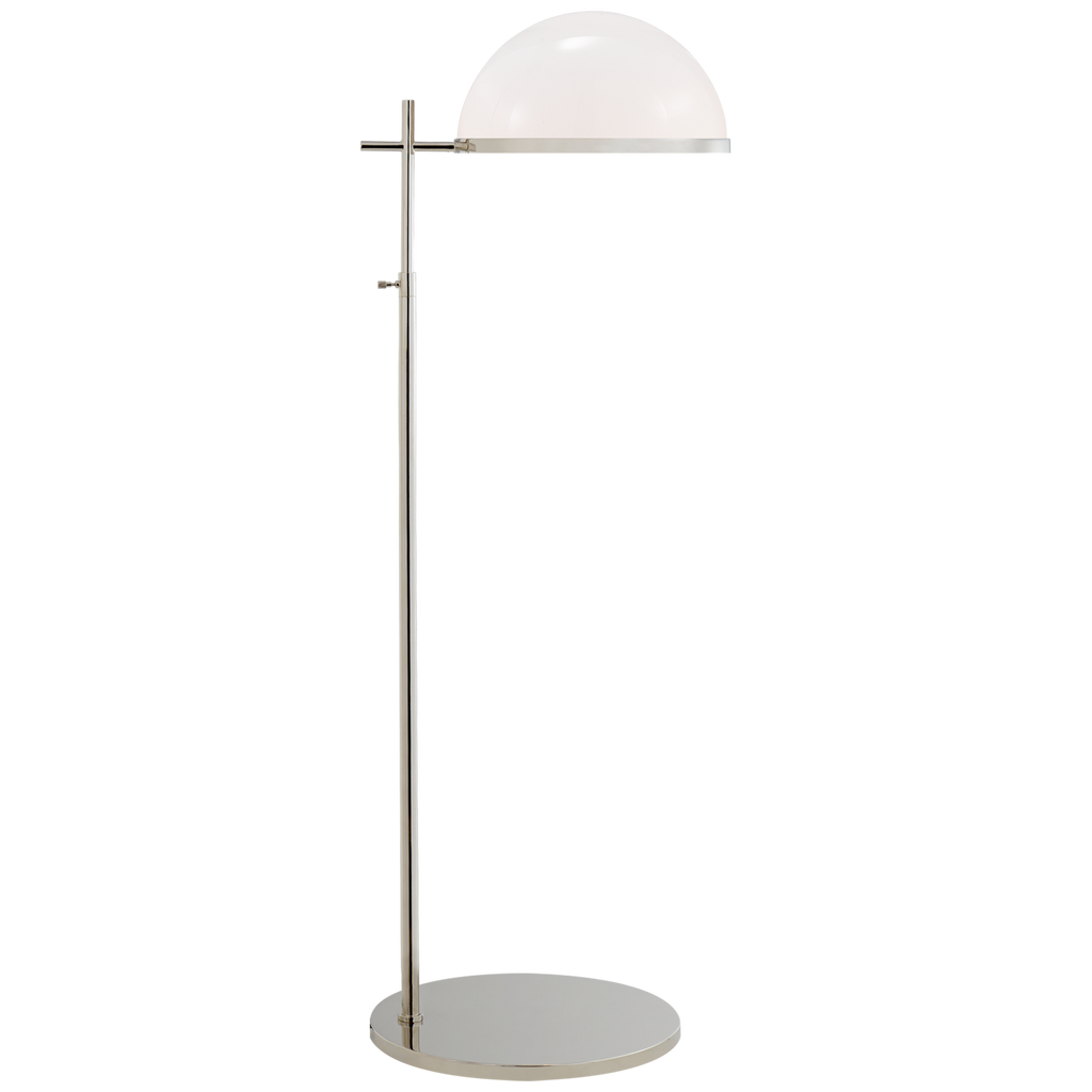 Dione Medium Pharmacy Floor Lamp-Visual Comfort-VISUAL-KW 1240PN-WG-Floor LampsPolished Nickel-1-France and Son