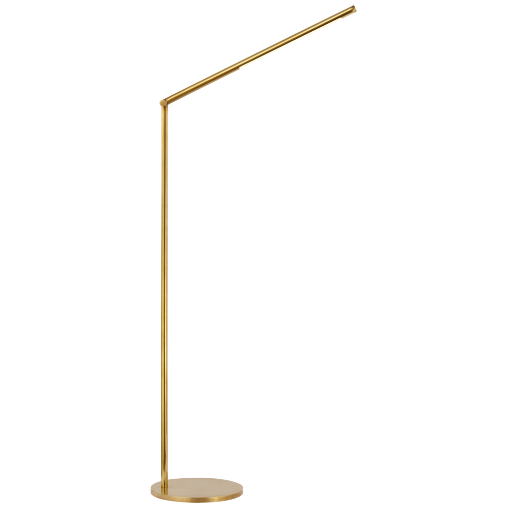 Corna Large Articulating Floor Lamp-Visual Comfort-VISUAL-KW 1415PN-Floor LampsPolished Nickel-1-France and Son