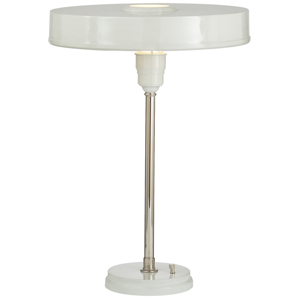 Chindy Table Lamp-Visual Comfort-VISUAL-TOB 3190PN/WHT-Table LampsAntique White-1-France and Son