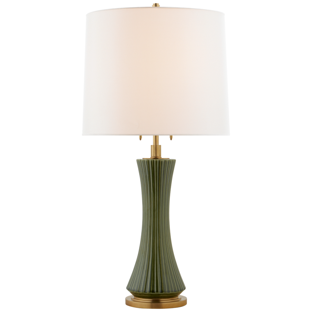 Eleanor Large Table Lamp-Visual Comfort-VISUAL-TOB 3655DM-L-Table LampsDenim Porcelain-1-France and Son