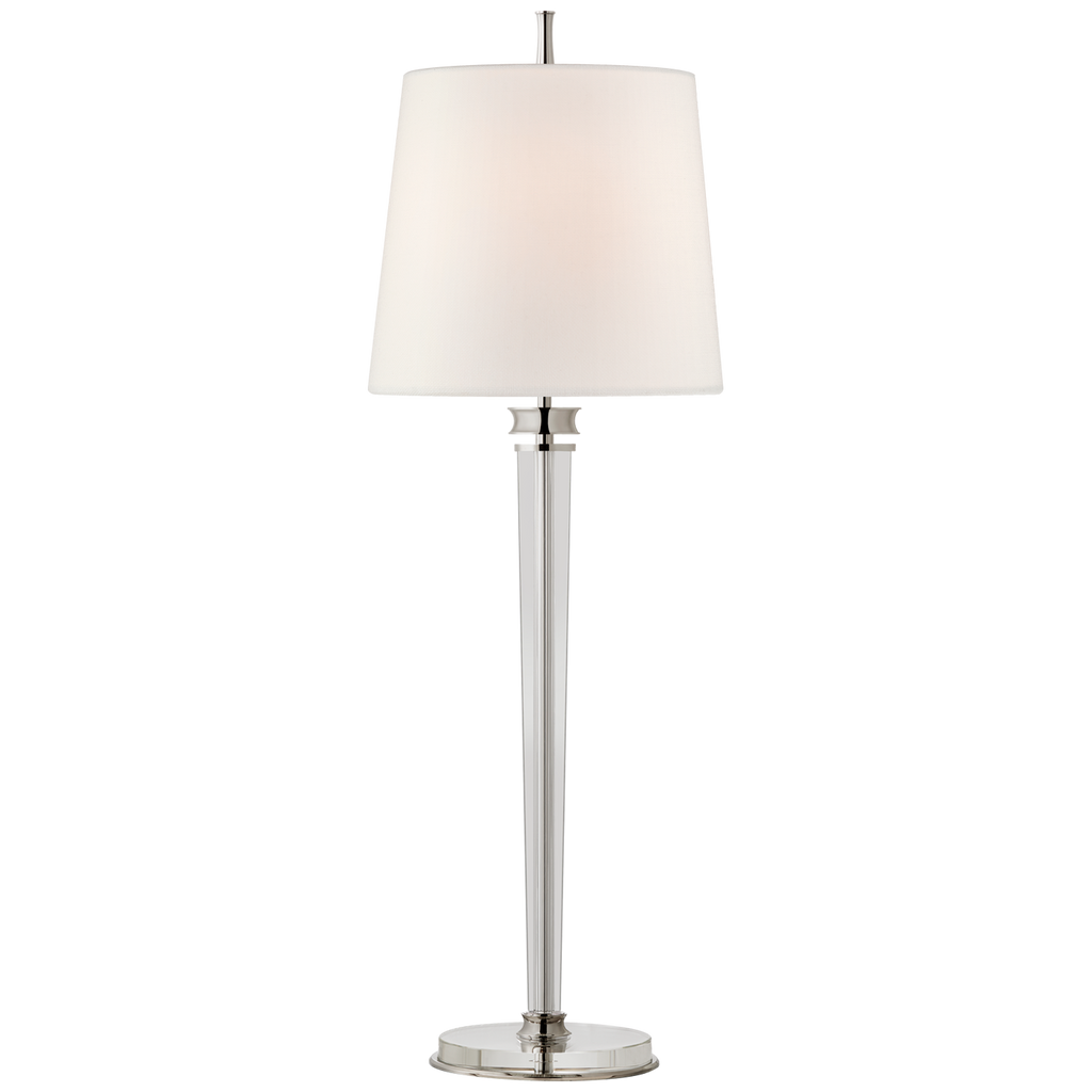 Laura Buffet Lamp-Visual Comfort-VISUAL-TOB 3943BZ-L-Table LampsBronze and Crystal-1-France and Son