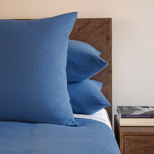 Bubble Matelasse Coverlet Set-Ann Gish-ANNGISH-YSETCOBUK-BLE-BeddingBlue-King-2-France and Son