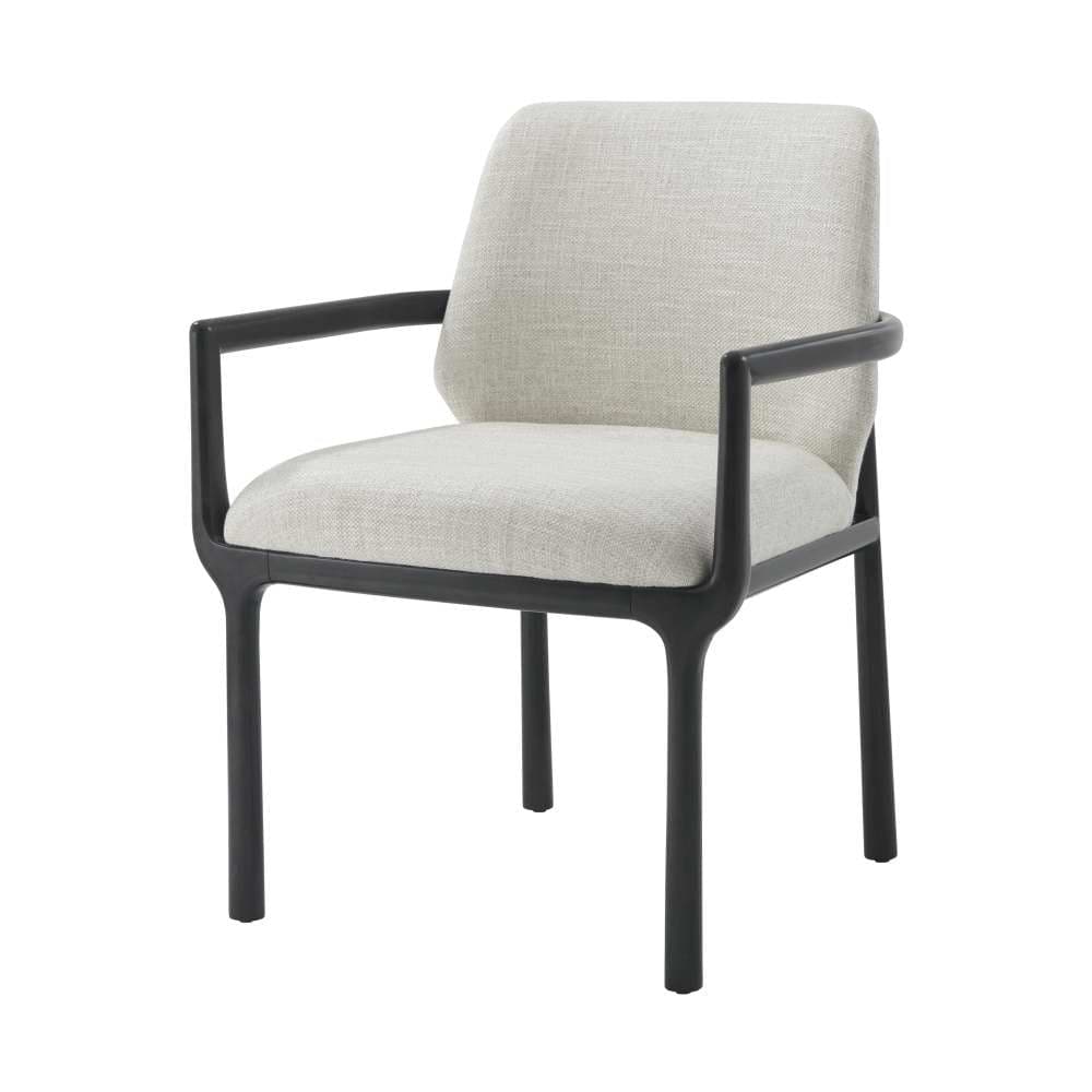 Kesden Dining Armchair-Theodore Alexander-THEO-TA41038.1CPA-Dining ChairsSilent Black-I-1-France and Son