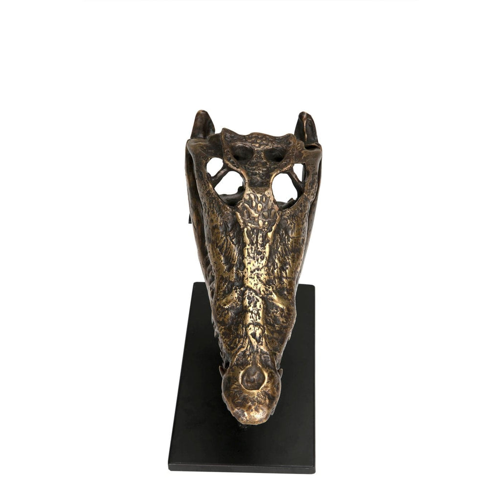 Brass Alligator on Stand-Noir-NOIR-AB-83L-DecorLarge-1-France and Son