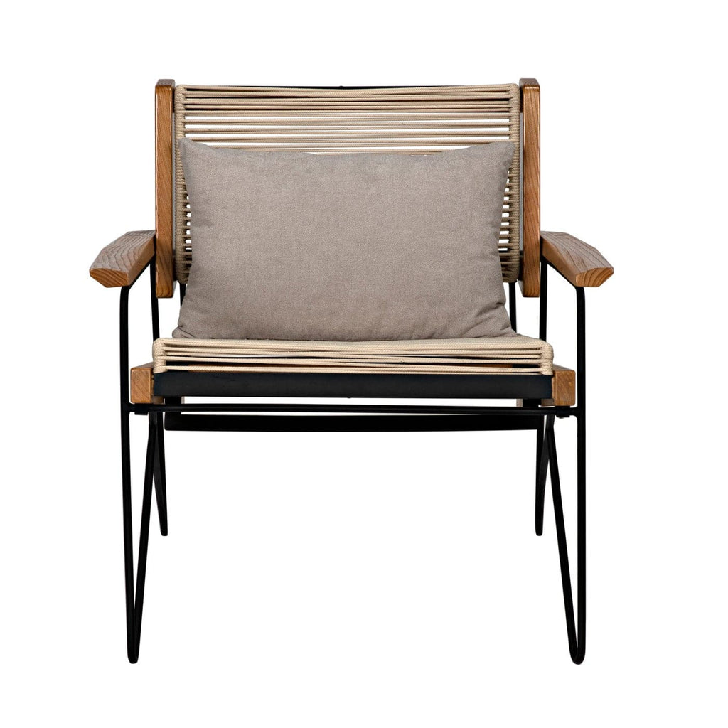 Benson Chair-Noir-NOIR-AE-88-Outdoor Lounge Chairs-1-France and Son