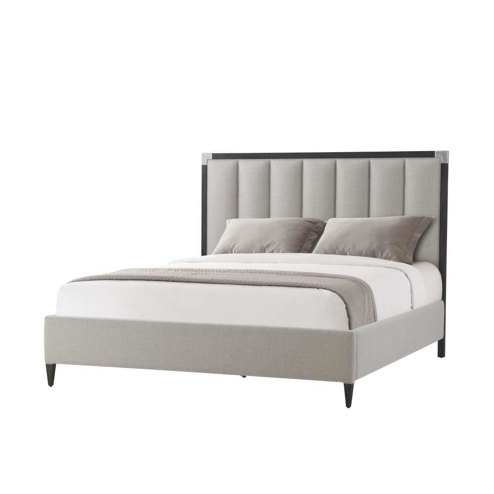 Embassy Bed (California King)-Theodore Alexander-THEO-TAS84002.1BFT-BedsCream-1-France and Son