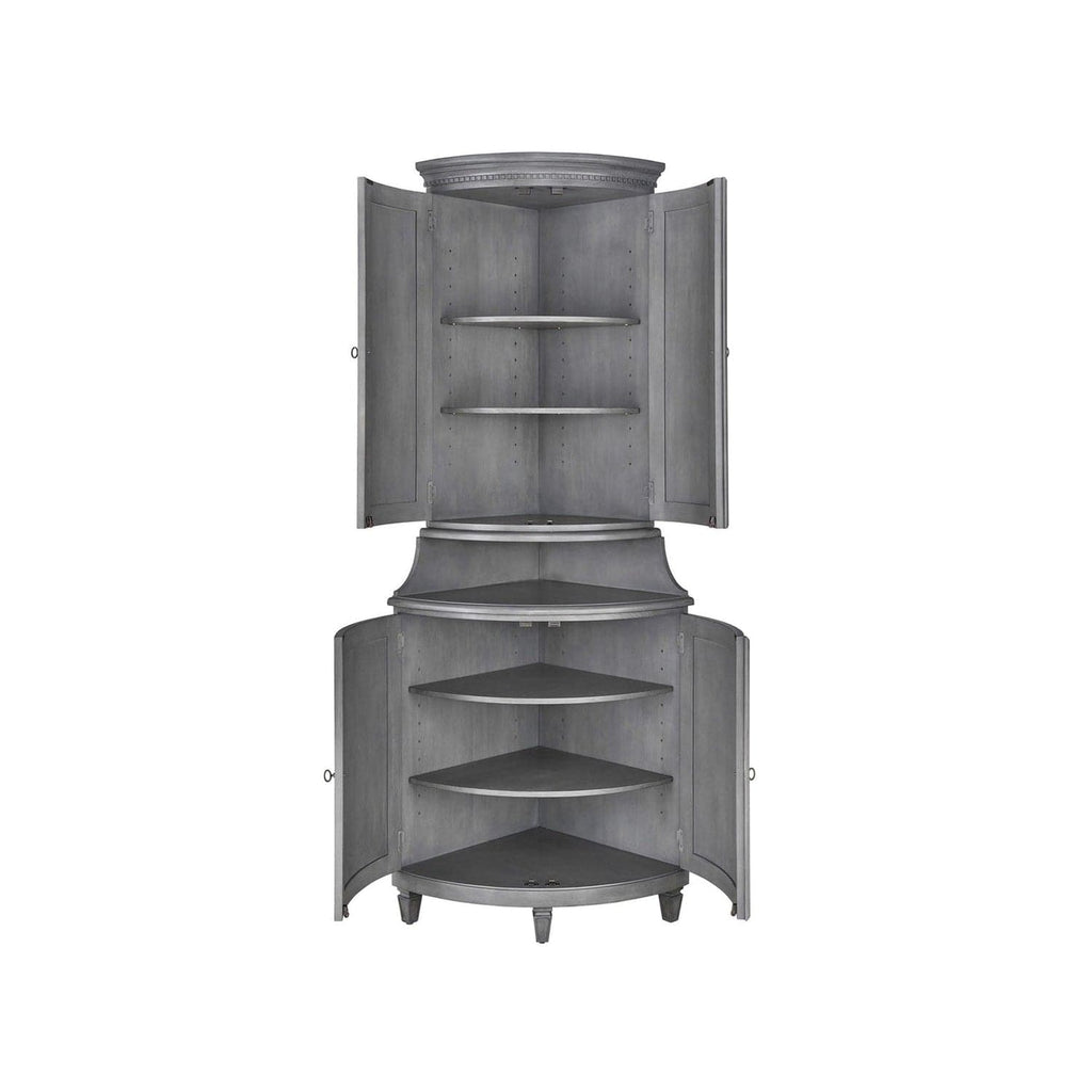 Justeene Corner Cabinet-Universal Furniture-UNIV-U178A678-Bookcases & Cabinets-1-France and Son